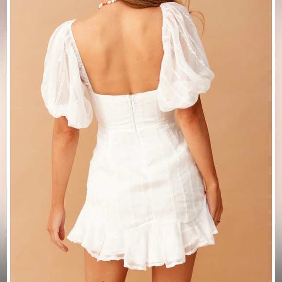 White mini dress - Picture 2 of 2